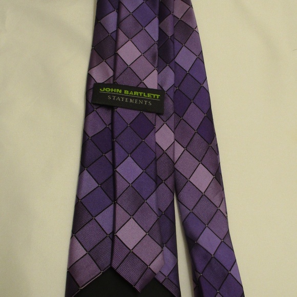 JOHN BARTLETT SILK TIE - NWOT - Picture 2 of 3